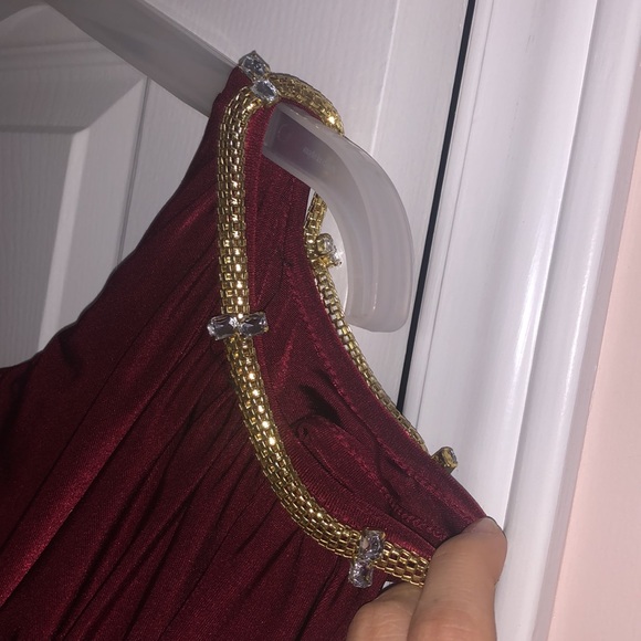 Red fancy jumpsuit - Picture 5 of 11